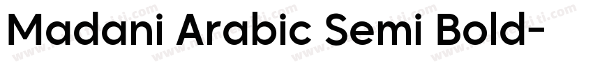 Madani Arabic Semi Bold字体转换